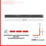 30x30x3 mm Köşebent Profil – 2 Metre - Görsel 3