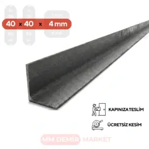 40 X 40 X 4 mm Köşebent Profil 2 Metre - L Profil