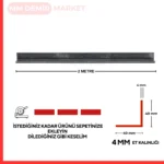 40x40x4 mm Köşebent Profil – 2 Metre - Görsel 3