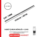 14 mm İnşaat Demiri – 1 Metre - Görsel 6